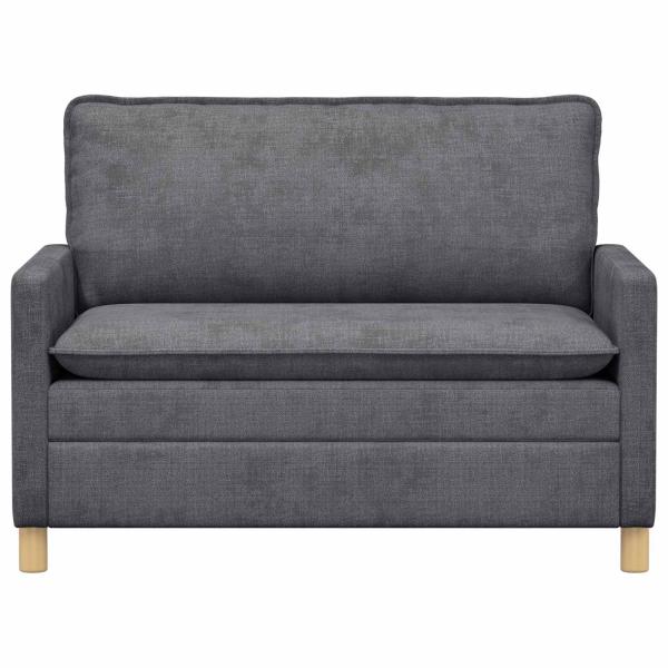 Sofa Dunkelgrau 126 x 81 x 87,5 cm Polyester