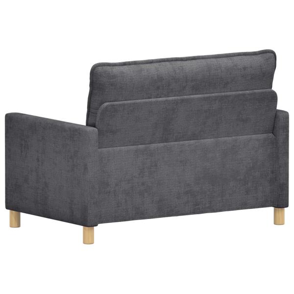 Sofa Dunkelgrau 126 x 81 x 87,5 cm Polyester