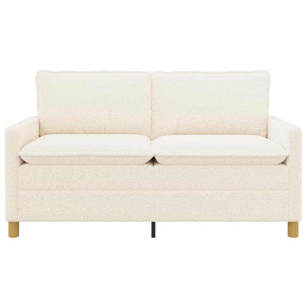 Sofa Creme 156 x 81 x 87,5 cm Stoff