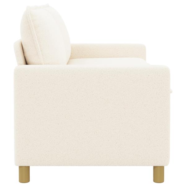 Sofa Creme 156 x 81 x 87,5 cm Stoff