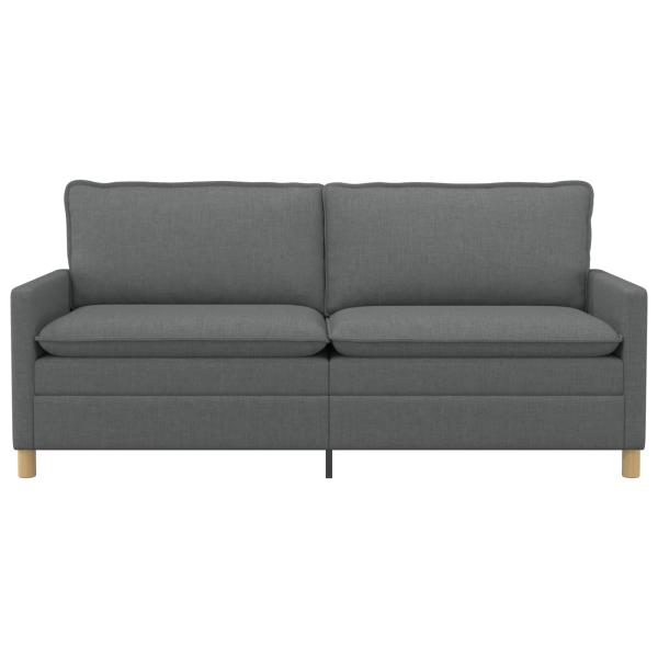 Sofa Dunkelgrau 196 x 81 x 87,5 cm Stoff