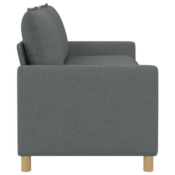 Sofa Dunkelgrau 196 x 81 x 87,5 cm Stoff
