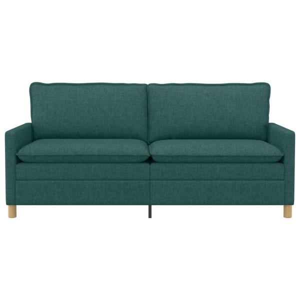 Sofa Dunkelgrün 196 x 81 x 87,5 cm Stoff