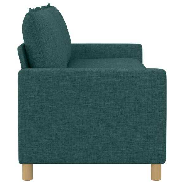 Sofa Dunkelgrün 196 x 81 x 87,5 cm Stoff