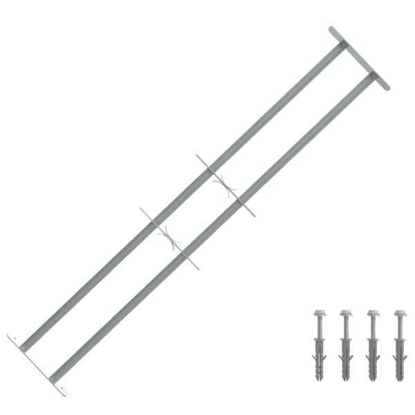ARDEBO.de - Sicherheitsgitter für Fenster mit 2 Querstangen 3 stk.