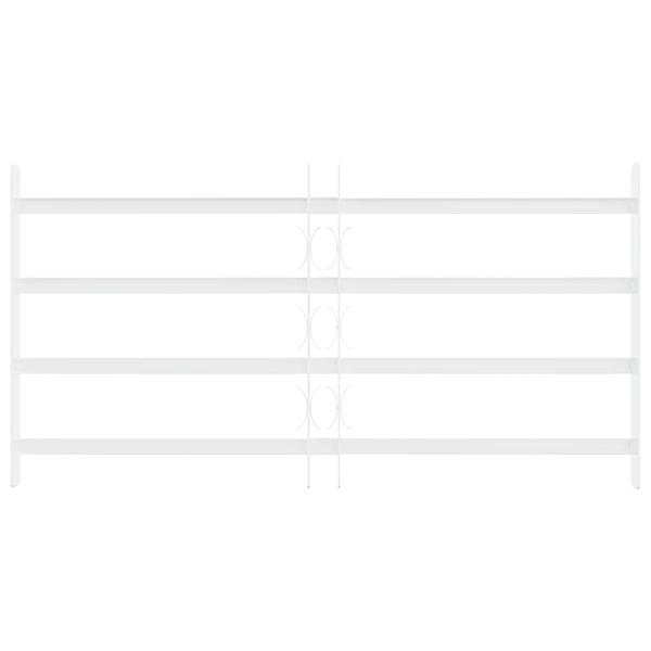 Sicherheitsgitter für Fenster mit 4 Querstangen 63-114 cm