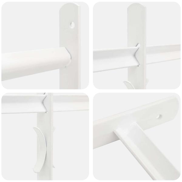 Sicherheitsgitter für Fenster mit 2 Querstangen 3 stk.