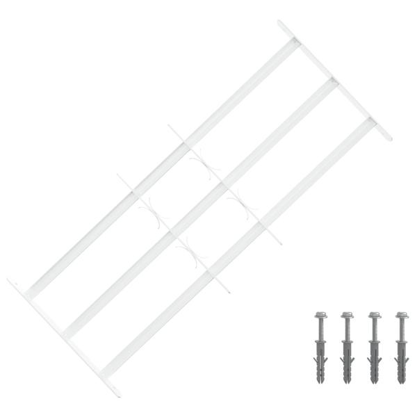 ARDEBO.de - Sicherheitsgitter für Fenster mit 3 Querstangen 3 stk.