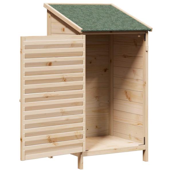 Gartenschuppen Natur 59 x 56 x 113,5 cm Massivholz aus Fichte