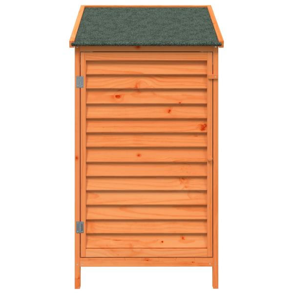 Gartenschuppen Braun 59 x 56 x 113,5 cm Massivholz aus Fichte