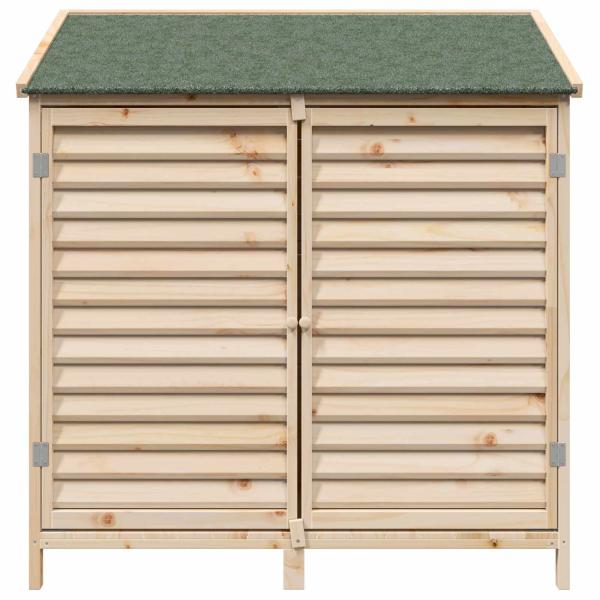 Gartenschuppen Natur 106 x 56 x 113,5 cm Massivholz aus Fichte