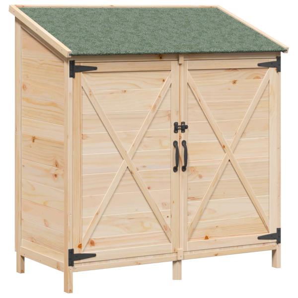 Gartenschuppen Natur 106 x 56 x 113,5 cm Massivholz aus Fichte