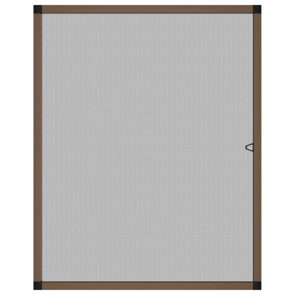 Insektenschutz für Fenster Braun 130 x 150 cm