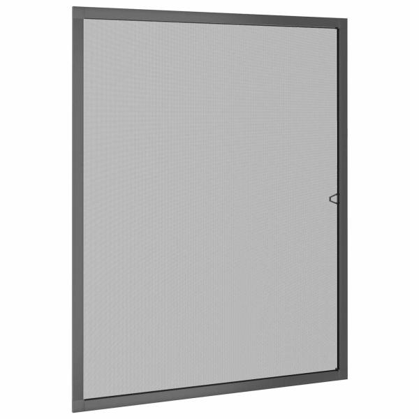 Insektenschutz für Fenster Anthrazit 130 x 150 cm