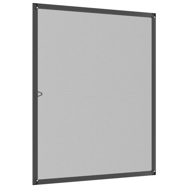 Insektenschutz für Fenster Anthrazit 130 x 150 cm