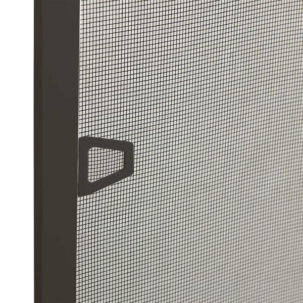 Insektenschutz für Fenster Anthrazit 130 x 150 cm