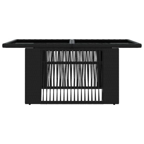 Garten Lifting Up Tisch Schwarz 100 x 55 x 37 cm