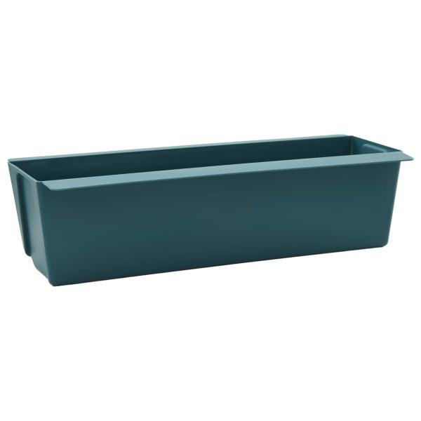 Blumenboxen für Euro-Paletten 12 Stk. Grün 36 x 13,5 x 9,5 cm