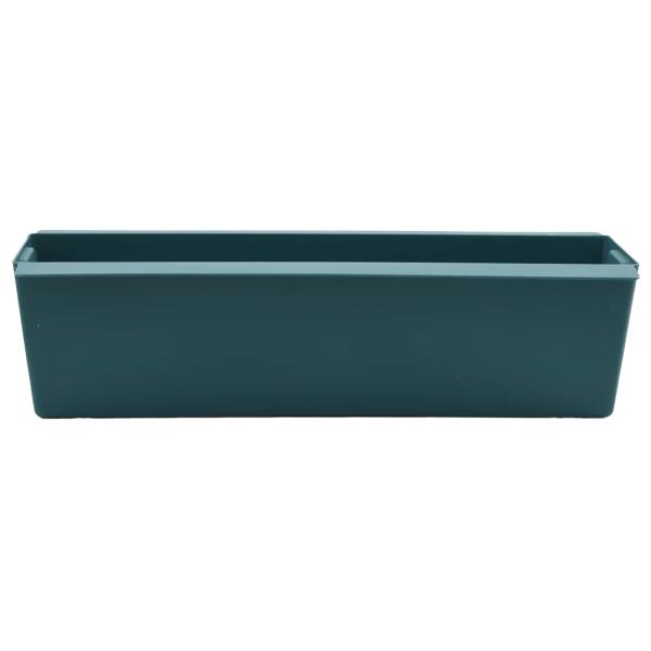 Blumenboxen für Euro-Paletten 12 Stk. Grün 36 x 13,5 x 9,5 cm