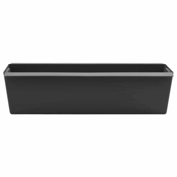 Blumenboxen für Euro-Paletten 24 stk. Schwarz Polypropylen