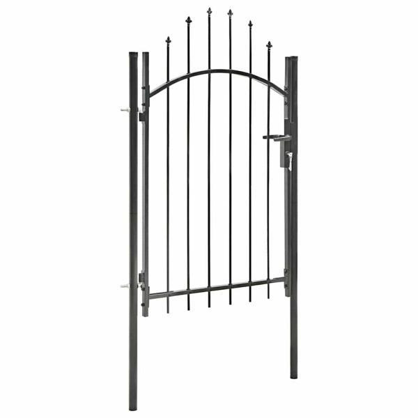 ARDEBO.de - Gartentor Woerden Stahl 1x1,5 m Schwarz