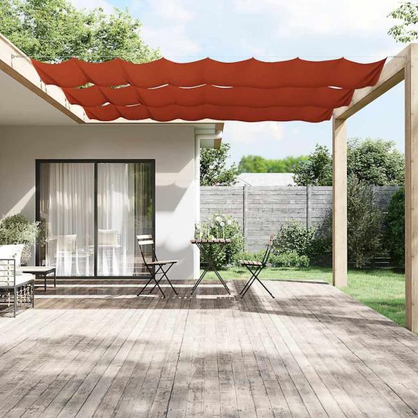ARDEBO.de - Senkrechtmarkise Terrakotta 60x1000 cm Oxford-Gewebe