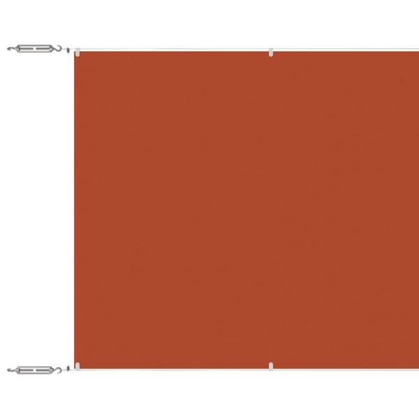 Senkrechtmarkise Terrakotta 60x1000 cm Oxford-Gewebe