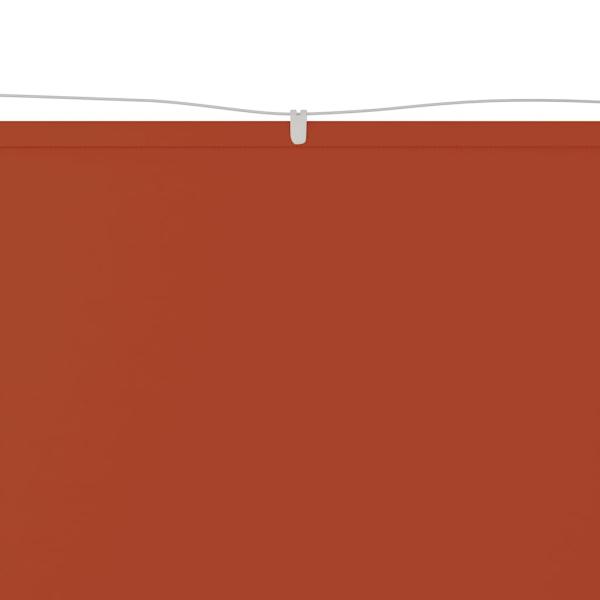Senkrechtmarkise Terrakotta 60x1000 cm Oxford-Gewebe