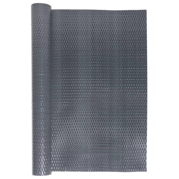Balkon-Sichtschutz Anthrazit 1000x100 cm Poly Rattan