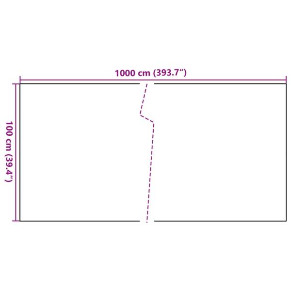 Balkon-Sichtschutz Anthrazit 1000x100 cm Poly Rattan
