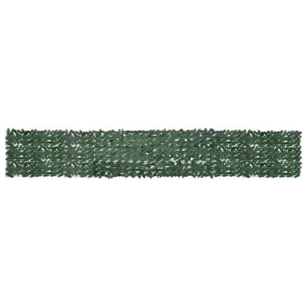 ARDEBO.de - Balkon-Sichtschutz mit Dunkelgrünen Blättern 500x75 cm