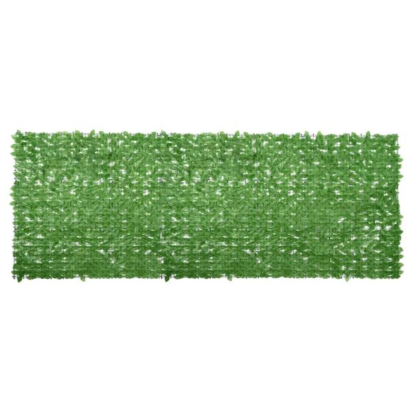 ARDEBO.de - Balkon-Sichtschutz mit Grünen Blättern 400x150 cm