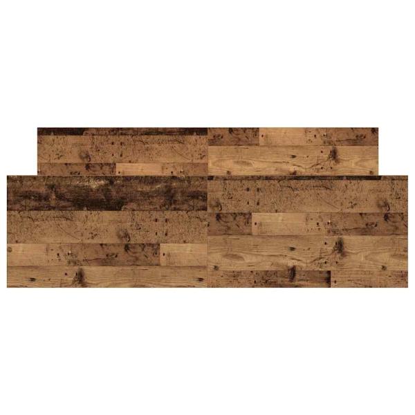 Bettgestell ohne Matratze Altholz-Optik 140x190cm Holzwerkstoff