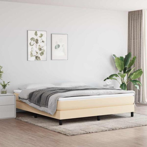 ARDEBO.de - Taschenfederkernmatratze Mittel Creme 180x200x20 cm Stoff