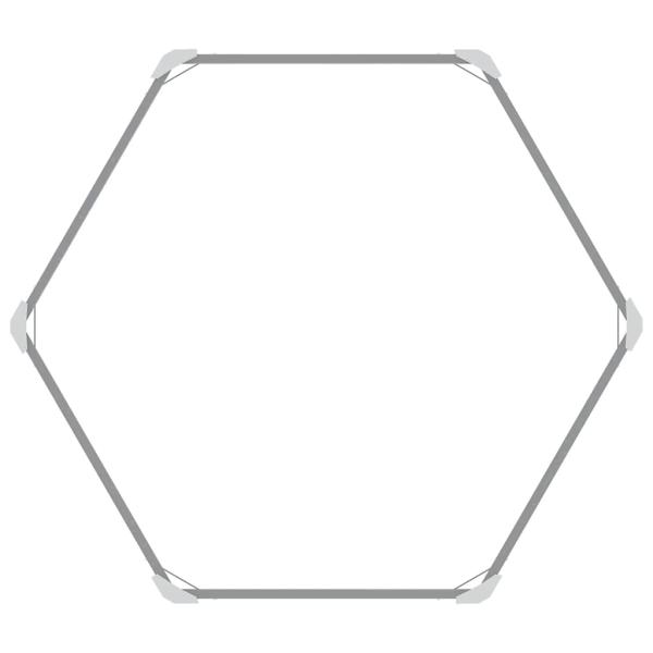Garten-Hochbeet Verzinkter Stahl 129x129x77 cm Grau