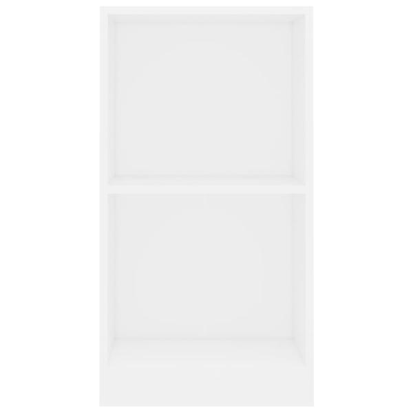 Bücherregal Weiß 40x24x75 cm Holzwerkstoff