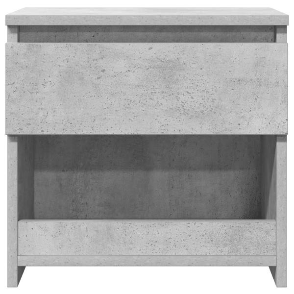 Nachttisch Betongrau 40x30x39 cm Holzwerkstoff