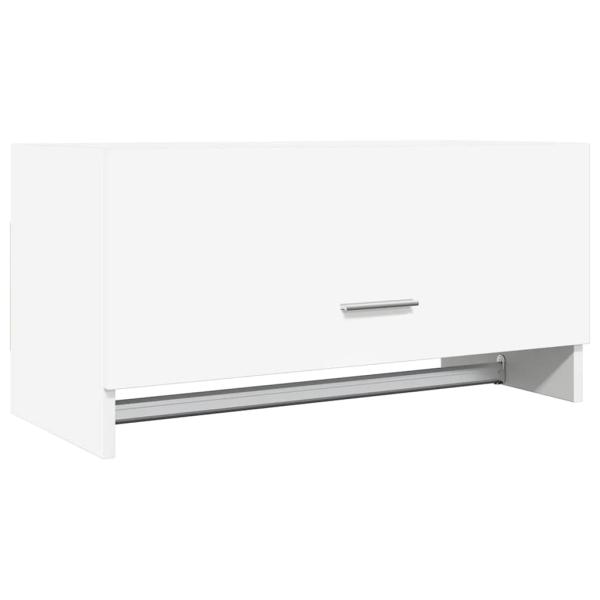 Kleiderschrank Weiß 70x32,5x35 cm Holzwerkstoff