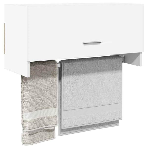 Kleiderschrank Weiß 70x32,5x35 cm Holzwerkstoff