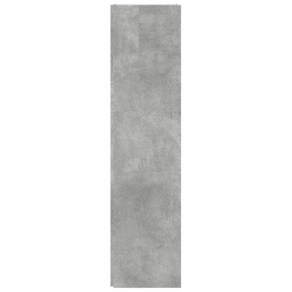 Eckregale 33 x 33 x 132 cm Engineered wood Betongrau