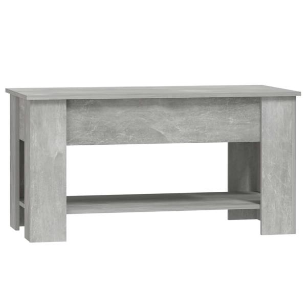 Couchtisch Betongrau 101x49x52 cm Holzwerkstoff