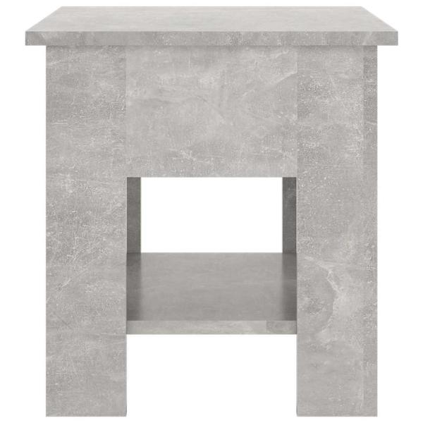 Couchtisch Betongrau 40x40x42 cm Holzwerkstoff