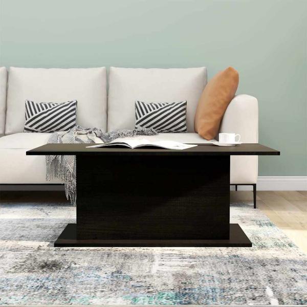 Couchtisch Schwarz 102x55,5x40 cm Holzwerkstoff