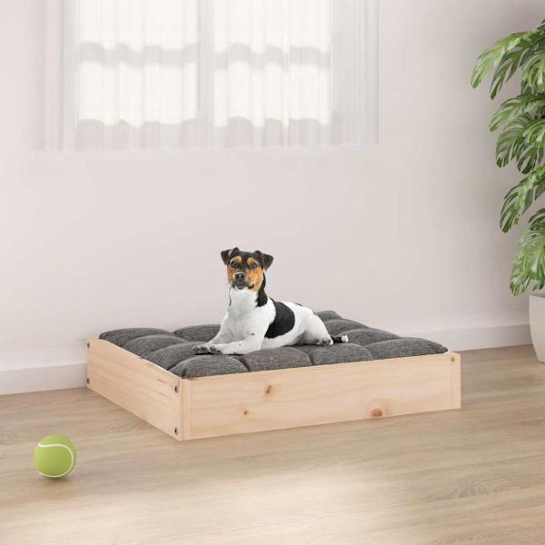 ARDEBO.de - Hundebett 51,5x44x9 cm Massivholz Kiefer