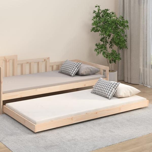 ARDEBO.de - Massivholzbett ohne Matratze 90x200 Kiefernholz