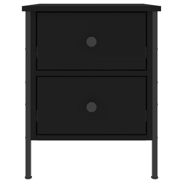 Nachttisch Schwarz 40x42x50 cm Holzwerkstoff