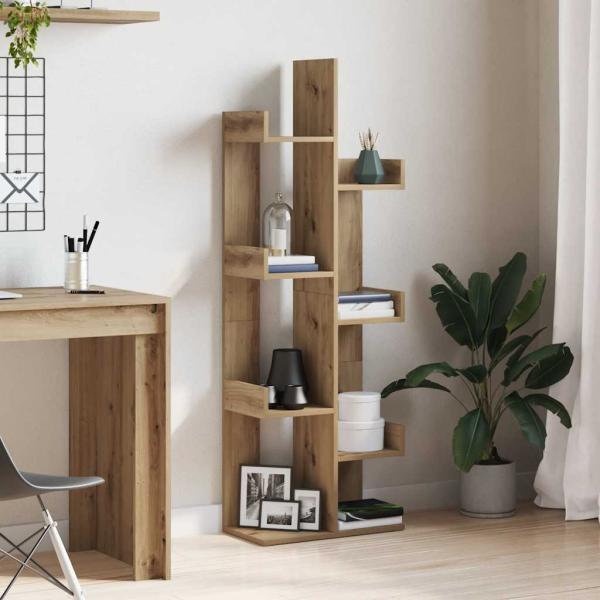 B?cherregal Artisan-Eiche 48x25,5x140 cm Holzwerkstoff