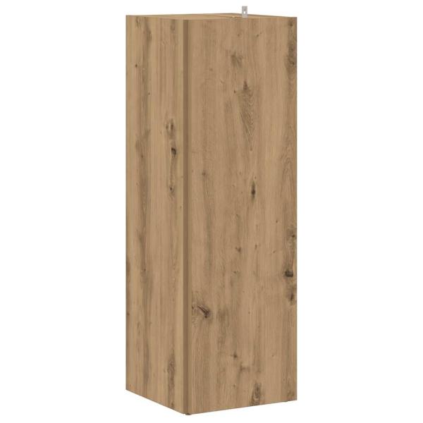 Eckregal Artisan-Eiche 33x33x100 cm Holzwerkstoff