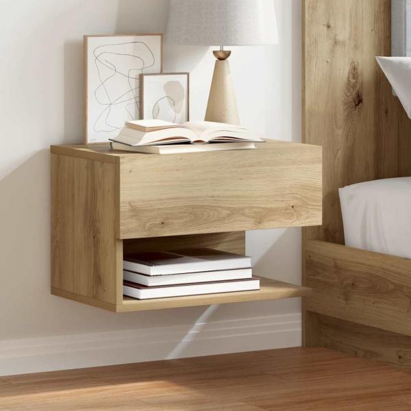 ARDEBO.de - Wand-Nachttisch Artisan-Eiche
