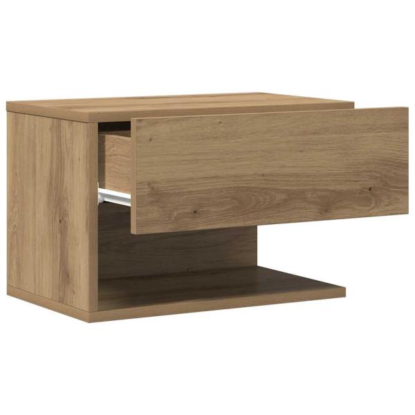 Wand-Nachttische 2 Stk. Artisan-Eiche